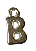 3D Silver Alphabet Letter Charms