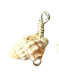 Mini Hawaiian Conch Shell Wire-Wrapped Charm