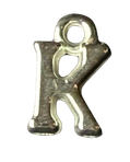 3D Silver Alphabet Letter Charms