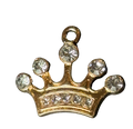 5-Point Rhinestone Crown Charm