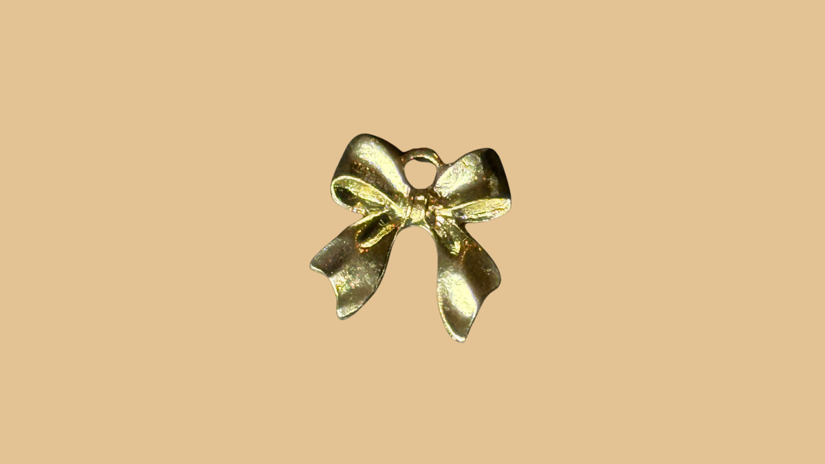 Golden Bow Charm