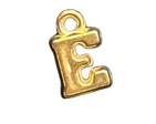 3D Gold Alphabet Letter Charms