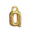 3D Gold Alphabet Letter Charms