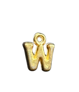 3D Gold Alphabet Letter Charms