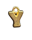 3D Gold Alphabet Letter Charms