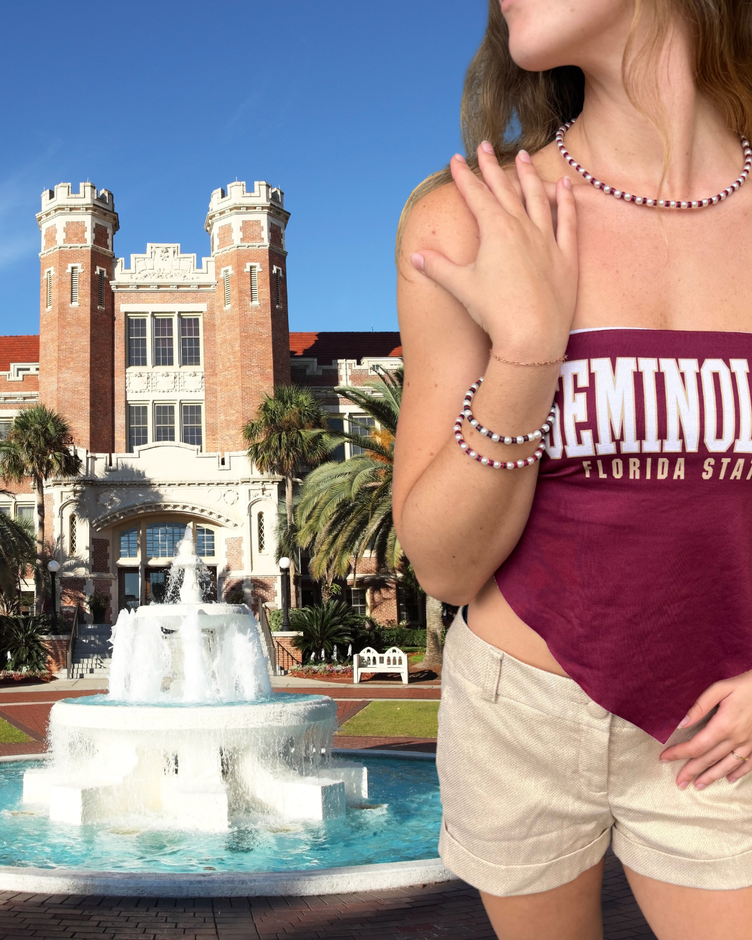 State Pearl Beaded Bracelet