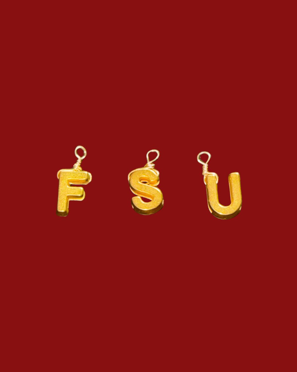 'F.S.U.' Wire-Wrapped Charms Bundle