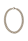 Silver Curb Chain Necklace
