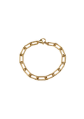 Gold Paperclip Chain Bracelet