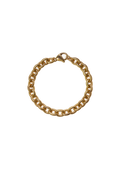 Gold Curb Chain Bracelet