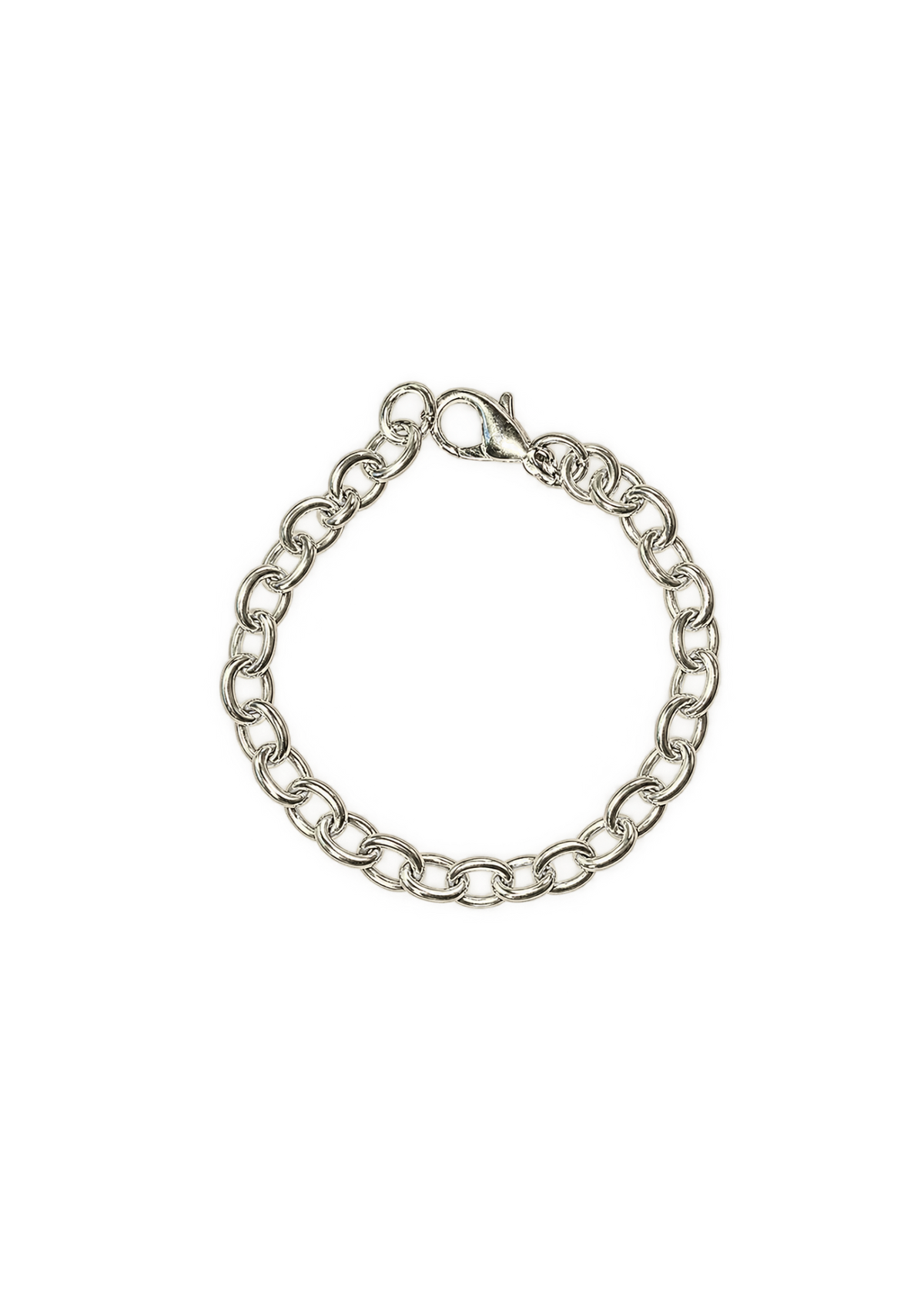 Silver Curb Chain Bracelet